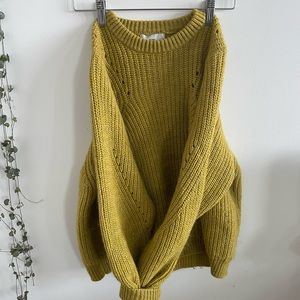 Minimum Yellow pull over sweater